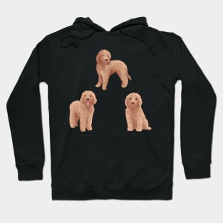 Cute Golden Doodle art pack Hoodie